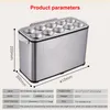 110V 220V Commercial Egg Saus Roll Cooker Electric Hot Dog Boiler Steamer Omelette Master Cup Breakfast Machine 10 Hål