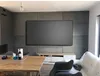 Écrans de projection à cadre fixe de 120 pouces Acoustiquement transparent rejetant la lumière ambiante Écran de projecteur alr en cristal noir pour le cinéma maison