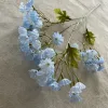 Fleurs artificielles décorations pour la maison fausses fleurs avec longue tige pour fleurs décoratives de mariage bri
