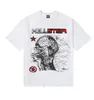 Hellstar T-Shirt Rappe Herren Damen T-Shirt Rapper Wash Grey Heavy Craft Unisex Kurzarm Top High Street Fashion Retro Hell Damen T-Shirt Designer T-Shirts Größe S-XL jh6