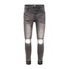 Projektant Nowe dżinsy męskie spodnie kolorowe długie hipisi naklejka haft szczupły dżinsowe spodnie uliczne Hurtowe spodnie męskie 28-40