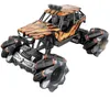 Rc Trucks Toys Cool 360 Degree Rotation 4WD Off Road Rc Car Powerful Climbing Driving Remote Control Car Toys For Children Gifts