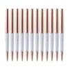 1000Pcs/Lot Rose Gold Silver Bling Diamond Crystal Ballpoint Pen Ring Wedding Office Metal RollerBall Gift Custom Logo