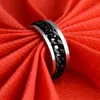 Pierścionki ślubne Rotatable Sain Stael Biżuteria ze stali nierdzewnej dla mężczyzn spersonalizowane wielofunkcyjne akcesoria pierścienia palców męskie prezenty imprezowe