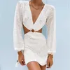 Mulheres praia cobrir sexy sem costas moda camisola de malha saias listra halter beachwear malha vestidos femininos x0726226e