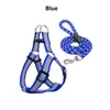 Fashion Large Reflective Small Dogs Collar Harness Leash Harnais Pour Chien Pettorina Nylon Pitbull Pet Cat Puppy Accessories Supplies