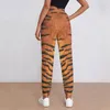 Pantalon femme imprimé peau de tigre Baggy printemps Animal maison Joggers femme Y2K pantalon personnalisé grande taille 3XL