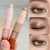 Eye Shadow 4 In 1 Pearlescent Highlighter Eyeshadow Stick Makeup Waterproof Lasting Glitter Eyeliner Eyes Cosmetics 231013