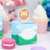 Envoltório de presente Safari Decoração Caixas de animais para doces guloseimas selva festa de aniversário caixa feliz favor bebê
