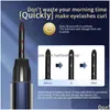 Curler Curler Curler Anlan Electric USB ładowanie ogrzewania długie życie prasowanie i makijaż narzędzie 230426 Makeup Beauty Makeup Dhzwt