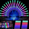 Party Decoration 12 15 24 30 60 90st Glow Sticks RGB LED -lampor i Dark Fluorescence Light for Wedding Concert Festival207o