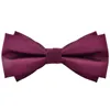 Bow Ties Bow Tie Män brudgum Formell kostym Wine Man Black Bow 231012