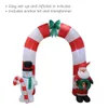 Juldekorationer Impact Canopy Uppblåsbar utomhus juldekoration Santa Snowman Arch 8 fot lång 231012