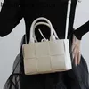 BottegassvenetasハンドバッグArco Tote Bag Women Top Leather Bags Designer Luxury Woven Shopping Handbag