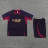 22 23 tute psgES tuta da allenamento per calcio da uomo 2023 2024 maglie maillot Versione giocatore kit giacca Parises mbappe kit uomo e bambino calcio Set calcio manica corta