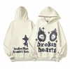 Планета Broken Hoodie Graphic Tee Deigner Print Men and Women y2k Hoody 3D пена граффити -свитер хип -хоп Haruku Sweathirt Пулвер с длинным рукавом с длинным рукавом