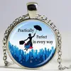 Mary poppins fantasie meisje afbeelding ketting ketting handgemaakte sieraden272u