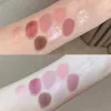 Eye Shadow 9 Colors Eyeshadow Palette Rose Pink Color Pearly Matte Glitter Pallete Shiny Women Makeup Pigments 231012
