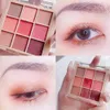 Eye Shadow 9 Färger Akryl Eyeshadow Palette Pearlescent Matte Earth Color Makeup Waterproof Korean 231012