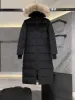 ガチョウのジャケットの女性ダウンジャケットレディースパーカー冬のミッドレングス膝のフード付きジャケット厚い暖かいガチョウコート女性214
