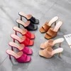 Dress Shoes Crystal Queen Women 9cm High Heels Mules Fetish Summer Sandals Stiletto Slippers Prom Platform Stripper Candy Color 231013