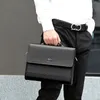 ブリーフケース男性のための革の幹部デザイナービジネストートバッグウォレットハンドバッグショルダーiPad Square Side Crossbody Document 231013