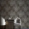 Tapety zabytkowe tapeta damaszka do salonu w sypialni wodoodporne PVC luksusowe wytłoczone teksturę kwiatową papierową dekoracje domowe