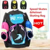 Спортивные перчатки Asli Menjadi VE Melampaui Inline Sepatu Wadah Kecepatan Patines Kolam Helm Skating Tas Ransel Dukungan 4X110 мм 231012