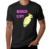 Men's Polos Bird UP T-Shirt Korean Fashion Aesthetic Clothes Shirts Graphic Tees Kawaii Men T Shirt