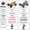 WLtoys 144010 144001 75KM/H 2.4G RC Car Brushless 4WD Electric High Speed Off-Road Remote Control Drift Toys for Children Racing