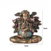 Oggetti decorativi Figurine Statua della Madre Terra Scultura Dea Gaia con farfalla Statuetta in resina Decorazione Artigianato moderno Home Office Decorazioni da tavolo 231012