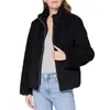 Fourrure pour femmes ZXRYXGS tempérament tendance fausses vestes 2023 automne hiver vêtements fermeture éclair col montant femmes manteau haut