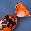 50pcs, sac de bonbons d'Halloween sac fourre-tout créatif sac cadeau sac de décoration de performance de fête, sacs en papier d'Halloween sacs de bonbons ou de friandises sacs de cadeaux de fête d'Halloween