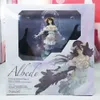 Mascot kostymer 29 cm anime spelfigur Overlord albedo Pure White Devil Queen Standing Model Doll Toy Gift Collect Boxed Ornament Pvc Material