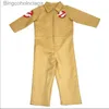 Theme Costume Kid Halloween Comes Movie Theme Ghostbusters uniform Cosplay Clothing Jumpsuit Bag Suitable Adult And 3-15 Years ChildrenL231013