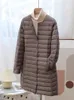 Piumino da donna SEDUTMO Cappotto invernale ultra leggero e sottile da donna Primavera Piumino trapuntato basic lungo e sottile caldo ED1957 231012