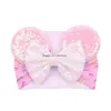 Bébé Velours Ceinture De Cheveux Couleur Unie Épingle À Cheveux Paillettes Paillettes Gros Arc Clips Souris Oreille Large Boutique Bandeau Fille Cheveux-Accessoires DHL