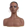 USA Warehouse Free Ship Hat Model Head Mannequin Head Female Artificial Display Wig Shower Stand Props Dummy Head