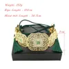 Altri accessori moda Sunspicems Chic Cintura in corda per mano per le donne Marocco Gioielli Caftano Cintura Nappa Catena in vita Colore oro Arabo Sposa Gioielli da sposa 231013