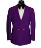 Herrenanzüge Multi Color Groomsmen Gelb Blazer Hosen Bräutigam Sets für Mann Schal Revers Hochzeit Kleidung Party Wear 2 Stück Jacke Hosen