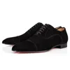 Com Caixa Novo Designer Sneaker Homens Vestido Sapatos Luxo Cristãos Red Bottoms Sapato Mocassins Mens Rebites Festa de Casamento Ao Ar Livre Couro Camurça Sapatilhas