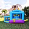 القلعة القابلة للنفخ نطاط الوحش بونستر منزل مسرح الأطفال مع Air Blower Ball Pit for Kids Outdoor Play Fun in Garden Backyard Party Party Toys Halloween