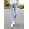 Men's Jeans 2023 CHOLYL Light Blue Skinny Men Spring Summer Slim Denim Cotton Elastic Pants high quality 231012