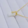 Chains S925 Sterling Silver Fashion Versatile Moonstone Moon Necklace Pendant Women