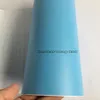 فيلم Baby Blue Matte Vinyl Wrap Film for Vehich Car Wrap Light Sky Blue Matt Car Film مع Air إصدار 1 52x30m Roll2936