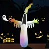 12 ft Halloween Uppblåsbar tornande fruktansvärda skrämmande spöke med inbyggd ledning Remote Control, för Halloween Ghost Ornament Home Decor gåva, fest utomhus trädgårdsdekor