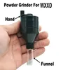 Cheap Powder Grinder for Herb Handle Herb Grinder with Funnel 17 Inch Black Plastic Crank Herb Grinder Spice Mill3387697