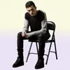 2021 Men039S Jeans Men Black Skinny Ripped Stretch Slim Hip Hop Swag Denim Motorcykel Biker Pants Jogger7456671