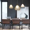 Luminárias pendentes de vidro coloridas, luminárias suspensas com diamante banhado a único, personalidade criativa, designer pós-moderno