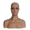 USA Warehouse Free ship 2PCS/LOT display stand head with shoulders new make up mannequin head for display